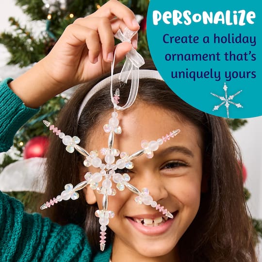 Creativity for Kids® Beaded Snowflake Ornaments